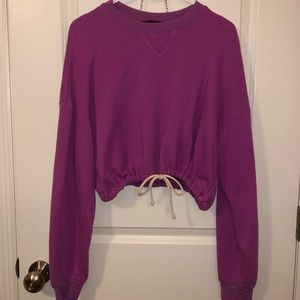 Long Sleeve Cropped Shirt